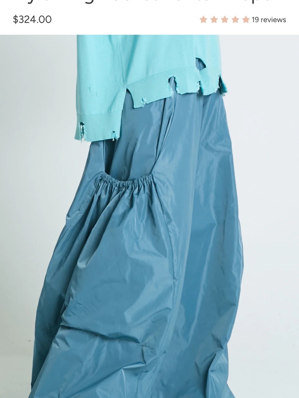 Laura Geller Teal Wide-Leg Balloon Pants